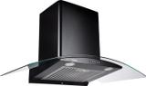 Hindware Elena 90 Auto Clean Auto Clean Wall Mounted Black 1100 CMH Chimney