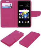 ACM Flip Cover for Ismart Is 56 (Pink, Cases with Holder, Pack of: 1)