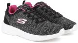 Skechers DYNAMIGHT 2.0- IN A FLASH Running Shoes For Women (Black, Grey , 4)