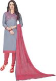 Blissta Cotton Blend Embroidered Salwar Suit Material