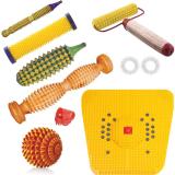 Accufit AF04 Acupressure Tools Kit Combo with Power Mat Massager (Multicolor)