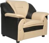 Sekar Lifestyle Home & Office Series Leatherette 1 Seater  Sofa (Finish Color - Beige & Black, DIY(Do-It-Yourself))