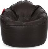 STYLE HOMEZ XXL Modern Mooda Rocker Bean Bag Sofa  With Bean Filling (Brown)