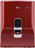 LG WW130NP 8 Litres RO Water Purifier With Dual Protection Stainless Steel Tank, Wall Mount (Red)