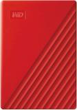 WD My Passport 4 TB External Hard Disk Drive (HDD) (Red, Black)