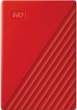 WD My Passport 2 TB External Hard Disk Drive (HDD) (Red, Black)