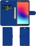 ACM Flip Cover for Ismart Dynamite (Blue, Cases with Holder, Pack of: 1)