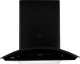 Kaff RIO LX BF DHC 60 Auto Clean Wall Mounted BLACK 1250 CMH Chimney