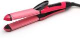 Silago 2 Combo hair straightener and Curler Hair Straightener, pink IN-2009 hair straightener Hair Straightener (Pink) Hair Curler (Pink)