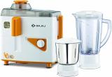 BAJAJ Juicer MIxer Grinder 450 W Juicer Mixer Grinder (Neo JX-4 JMG | 2 Jars | White and Orange)