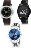 SWIFFIN New latest Designer Combo of 3 Analog Watch  - For Men