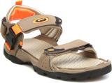 Sparx SS 502 Men Sports Sandals (Brown, Orange , 9)