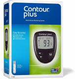 CONTOUR PLUS Glucometer Only Glucometer (Black)