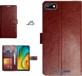 MYSHANZ Flip Cover for Micromax Bolt Supreme 4 Q352 Flip Cover, Micromax Bolt Supreme 4 Q352 (Brown)