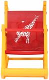 Supreme Plastic Rocking Chair (Finish Color - Red-Yellow, DIY(Do-It-Yourself))