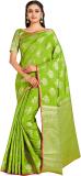 MIMOSA Woven Kanjivaram Art Silk Saree (Green)