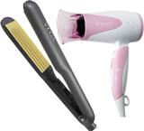 VEGA Classic Hair (VHCR-01) & Blooming Air 1000 Hair Dryer (VHDH-05) Personal Care Appliance Combo (Hair Styler, Hair Dryer)