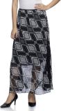 One Femme Printed Women Straight Multicolor Skirt