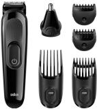 Braun 6 in 1 Multigroming kit MGK 3020 Trimmer 55 min  Runtime 4 Length Settings (Black)