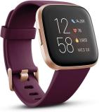 FITBIT Versa 2 Smartwatch (Purple Strap, Regular)