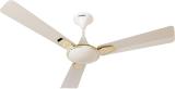 Crompton Aura Prime Anti Dust Designer 3D Lotus Pearl White Gold 1200 mm 3 Blade Ceiling Fan (Pearl White Gold | Pack of 1)