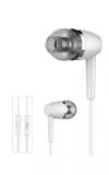 I-Birds Enterprises Universal Earphone with Mic with Deep Bass Equalizer 3.5mm Jack Wired (White, In the Ear)