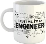 SHYAM Trust Me I'm an Engineer , Engineers Gifts Idea Ceramic Coffee Mug (325 ml)