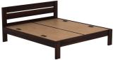 Modway Bed Without Storage Solid Wood Queen Bed (Finish Color - Walnut Finish, Delivery Condition - DIY(Do-It-Yourself))