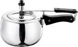 goodflame White Handi 3 LTR. Pressure Cooker Aluminium(Induction Base,silver) 3 L Inner Lid Induction Bottom Pressure Cooker (Aluminium)