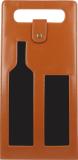 Dazzer Leather Bottle Rack (Brown, 2 Bottles)