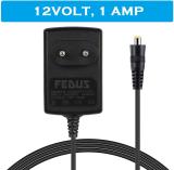 Tech-X 12V 1A DC Power Adapter, Powers Supply, Charge, SMPS for PC, LCD Monitor, TV, LED Strip, CCTV, 12 Volt 1Amp Power Adapter (AC Input 100-240V Dc Output 12 Volt 1 Amp 2.5mm x 5.5mm Jack) 12 W Adapter