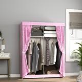 G-KAMP JAPAN PP Collapsible Wardrobe (Finish Color - Pink Dot, DIY(Do-It-Yourself))