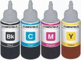 Printcare DCP-J125 Black + Tri Color Combo Pack Ink Bottle