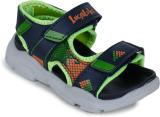 LIBERTY Boys Velcro Sports Sandals (Green , 4.5 - 5 Years)