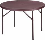 Supreme Plastic 4 Seater Dining Table (Finish Color - BROWN, DIY(Do-It-Yourself))