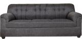 HMG Fabric 3 Seater  Sofa (Finish Color - Grey, DIY(Do-It-Yourself))