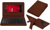 ACM Keyboard Case for Asus Zenfone Go 4.5 Lte (Brown, Cases with Holder, Pack of: 1)