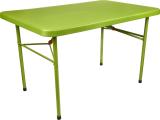 Supreme Blow Moulded Swiss Table,Moss Green Plastic Outdoor Table (Finish Color - Moss Green, DIY(Do-It-Yourself))