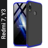 LILLIPUT Back Cover for Mi Redmi 7, Mi Redmi Y3 (Blue, Pack of: 1)