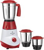 MAX STAR Mixer Grinder 500 W Mixer Grinder (MG10 Hero | 3 Jars | Red, White, Stainless Steel)