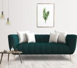 Urban Living Darwin Dazzle Fabric 3 Seater  Sofa (Finish Color - Green, DIY(Do-It-Yourself))