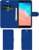 ACM Flip Cover for I Kall K800 (Blue, Cases with Holder, Pack of: 1)