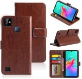 BOZTI Back Cover for Infinix Smart HD 2021 (Brown, Grip Case, Pack of: 1)