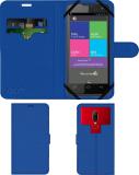 ACM Flip Cover for Micromax Mad A94 (Blue, Cases with Holder, Pack of: 1)