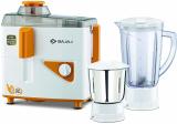 BAJAJ NEO JX 450 W Juicer Mixer Grinder (NEO JX4 | 2 Jars | WHITE/ORANGE)