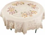 CHANDER Printed 4 Seater Table Cover (Multicolor, Cotton)