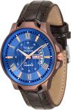 ANALOGUE Brown Day and Date Functioning Brown Day and Date Functioning Analog Watch  - For Boys