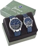 JAINX Multi Color Dial Denim Strap Analog Watch  - For Couple