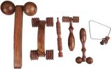 Karigar Creations Wooden Acupressure Tool Set of 6 Body Massage Tools for Stress and Pain Relief Wooden Acupressure Tool Set of 6 Body Massage Tools for Stress and Pain Relief Massager (Brown)