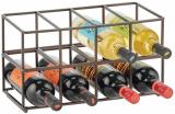 MEENA ENTERPRISES Iron Wine Rack (Black, 8 Bottles)